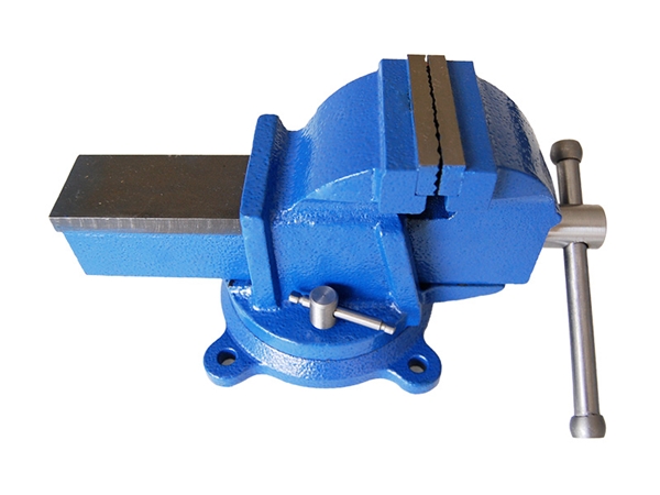 Heavy duty movable anvil type vise